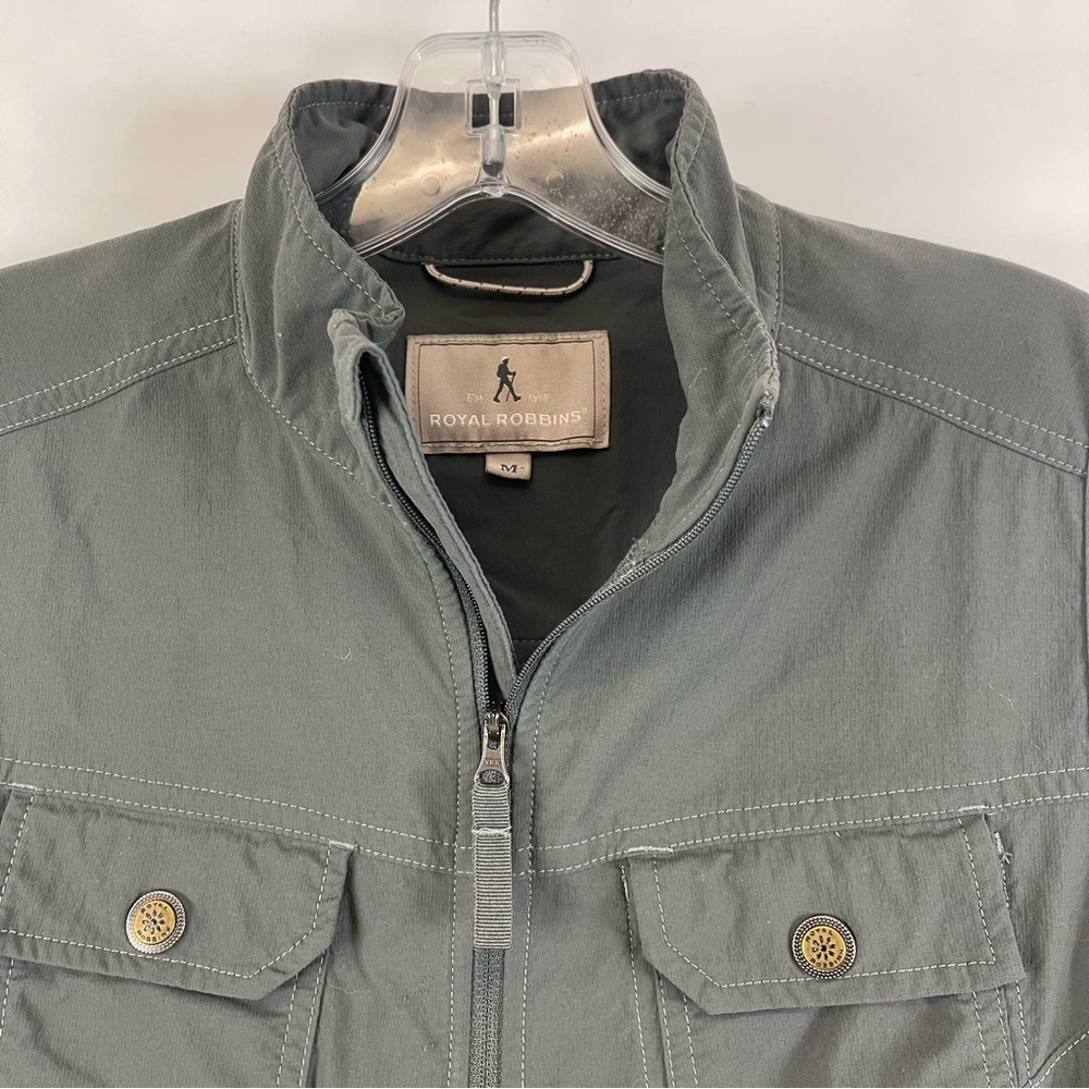 Royal Robbins Performance Utility Vest‎ Men’s M Gray Outdoor Travel Hiking Zip - Picture 8 of 16